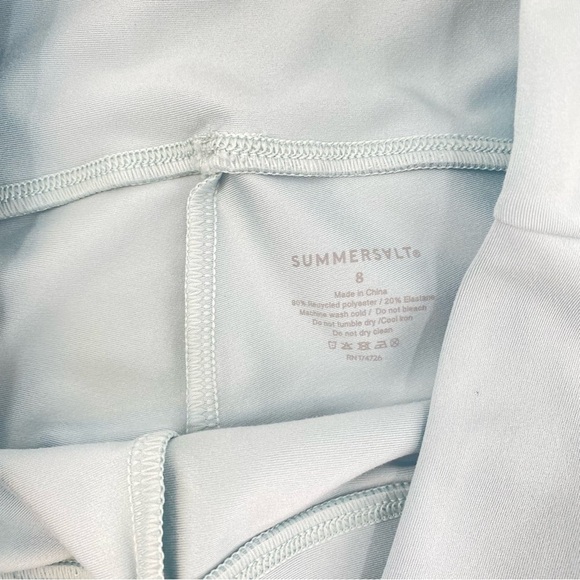 Summersalt Blue Green Bike Shorts 8 - Picture 3 of 5